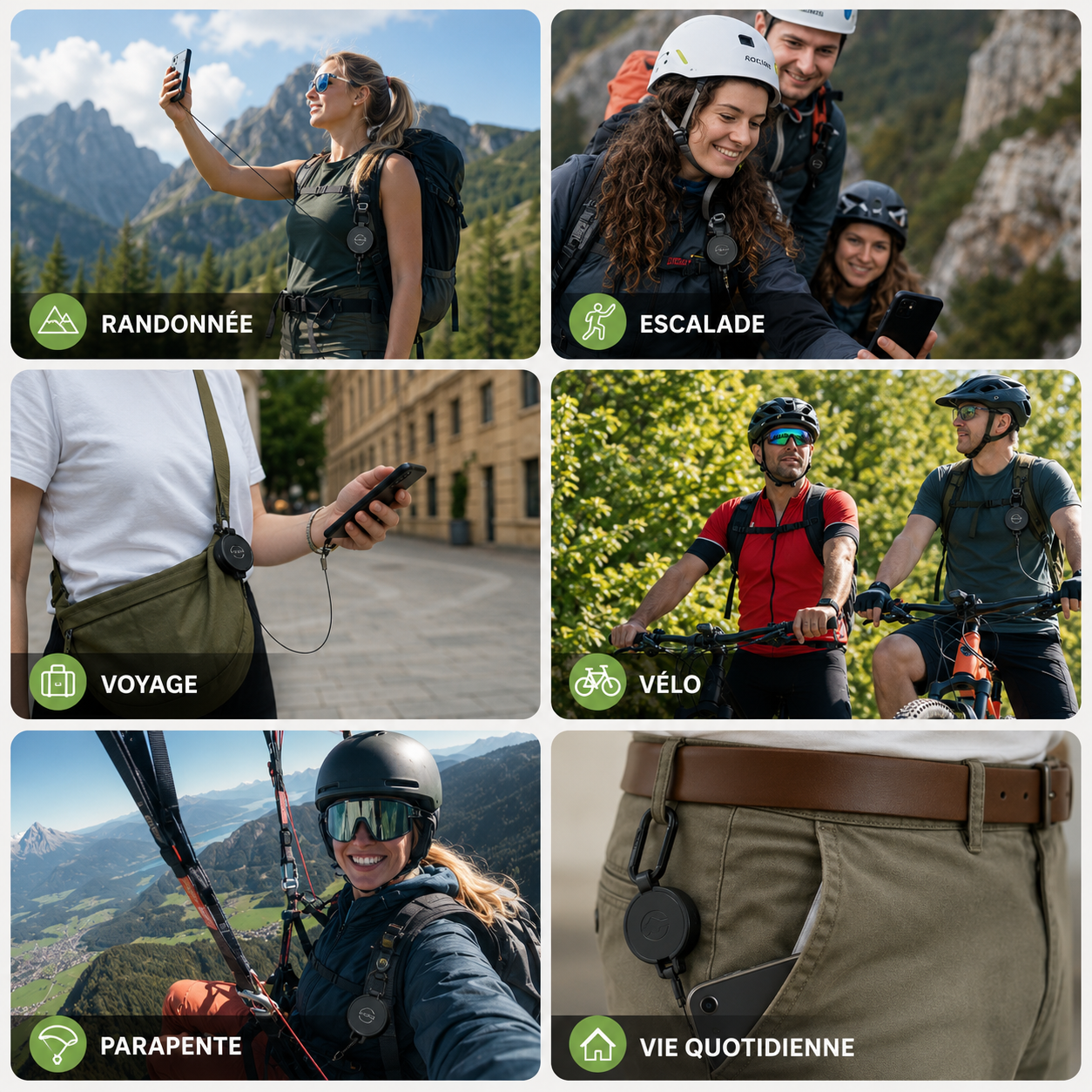 LinkSafe™ – Câble de sécurité téléphone anti-vol
